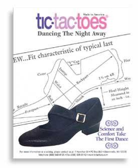 Tic-Tac-Toes Dance Shoes Catalog
