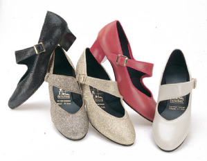 Swing, Ballroom & Swing Dance Shoes, 1 1/2" Fusaro Heel